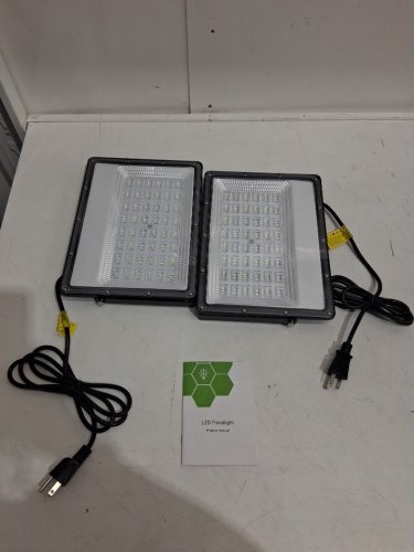 2pk Olafus Waterproof led Exterior Floodlight for Stadium Yard Barn - 150W - 13500Lm - 6500K - black image 3