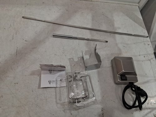 Onlyfire Stainless Steel Grill Rotisserie Kit FOR Weber Genesis II & Genesis II LX 200/300 - SILVER (MODEL: BRK-6034 ) image 3