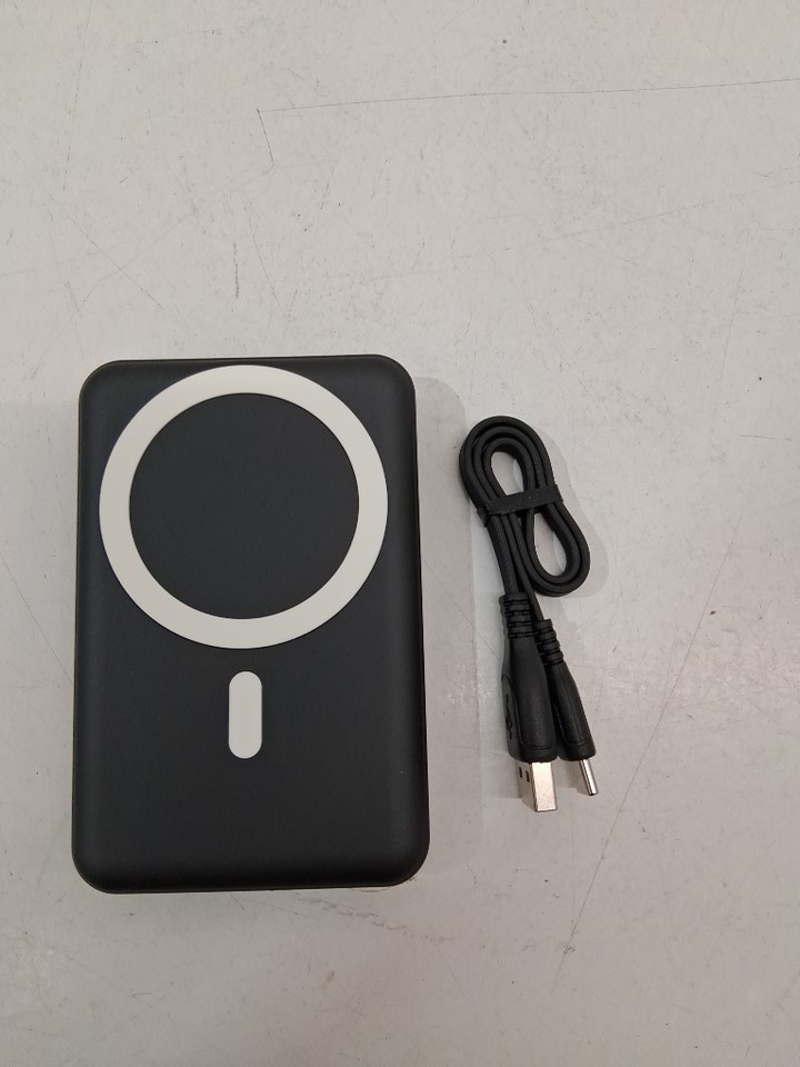 podoru MAGSAFE wireless power bank WITH FOLDING MAGNETIC STAND - 5W/7.5W/10W/15W - 10000mah - black (model: kt-d009) image 2