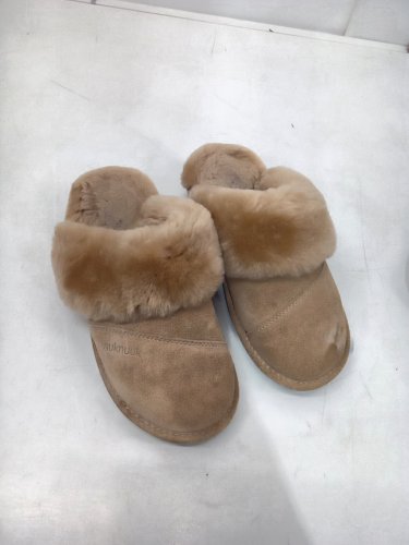 Women's NUKNUUK Harlow Slipper - SIZE 9 - dark BROWN (style: 3231008) image 2