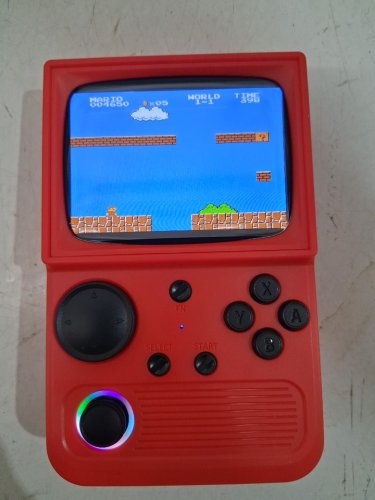R36T RETRO TV STYLE GAMING HANDHELD WITH 18543 GAMES - 64GB - RGB LIGHT - BLACK image 2