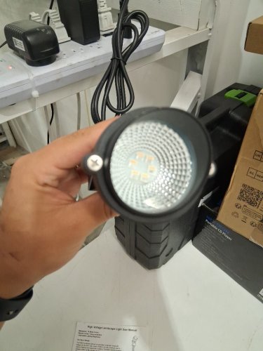 6pk led landscape outdoor spotlights - black image 7
