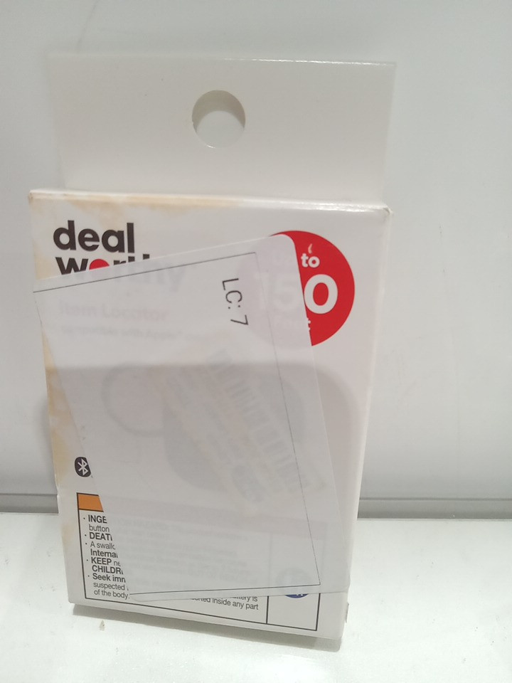 DEAL WORTHY ITEM LOCATOR key ring - works with Apple find my - black (model: 057006004) image 4