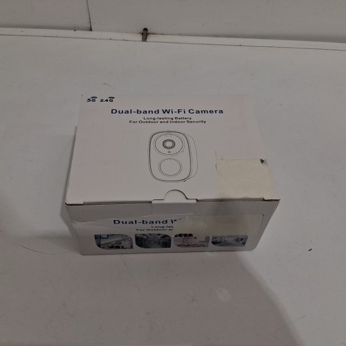 Outdoor Wireless Security Camera - 2k hd, WiFi, Colour Night Vision, AI/PIR Detection, 2-Way Talk, Cloud/SD storage, Weatherproof, Battery Powered - white (model: cb54) image 2