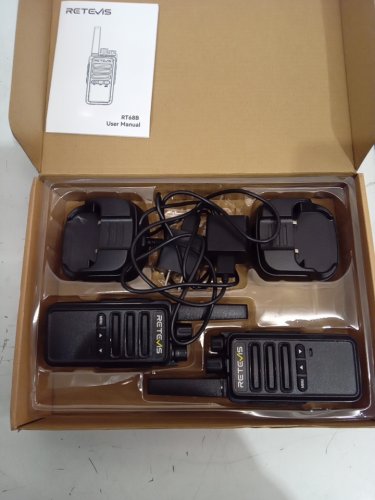 2pk Retevis FRS 2W Business Two Way Radio - black (model: RT68B ) image 3