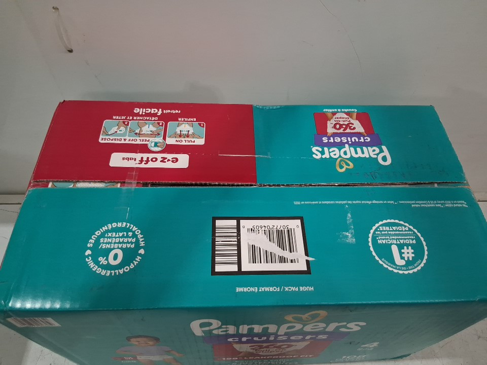 108PK PAMPERS PULL ON CRUISERS 360° FIT GAP-FREE FIT DISPOSABLE BABY DIAPERS - SIZE 4 (22-37lb) image 4