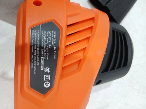 Garcare Corded Pole Hedge Trimmer / Extension Pole Saw with 18" Laser Cut Trimmer Blade - 4.8A - Extends up to 2.5m - Orange (Model: GPHT07) image 9