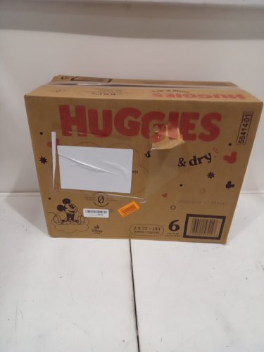 144pk huggies snug and dry baby diapers - size 6 - mickey mouse image 2