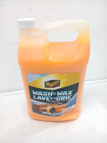 MEGUIAR'S WASH AND WAX CITRUS SCENT - 3.78L - orange image 2