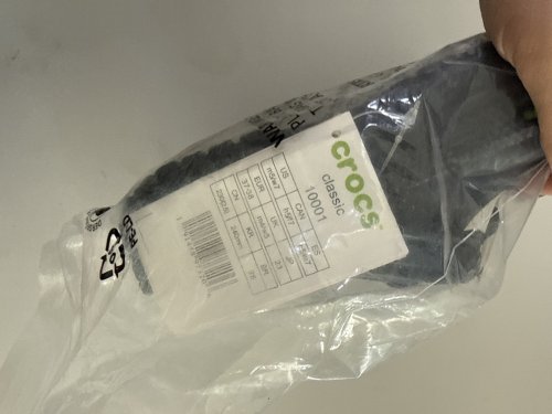 WOMEN'S CROCS CLASSIC CLOG - WOMEN: 7 MEN: 5 - BLACK image 3