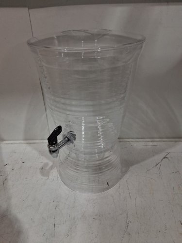 CREATIVEWARE RM-BEV01 POLY PROP BEVERAGE DISPENSER 3-GALLON UNBREAKABLE BEVERAGE DISPENSER, CLEAR image 2
