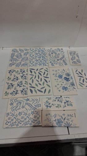 12PK Recyco plant based Swedish dishcloths - blue/white (model: 1796215) image 3