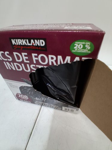 60PK KIRKLAND SIGNATURE  Smart Tie Industrial Drum Liners - 55 GAL - BLACK (MODEL: 878519) image 3