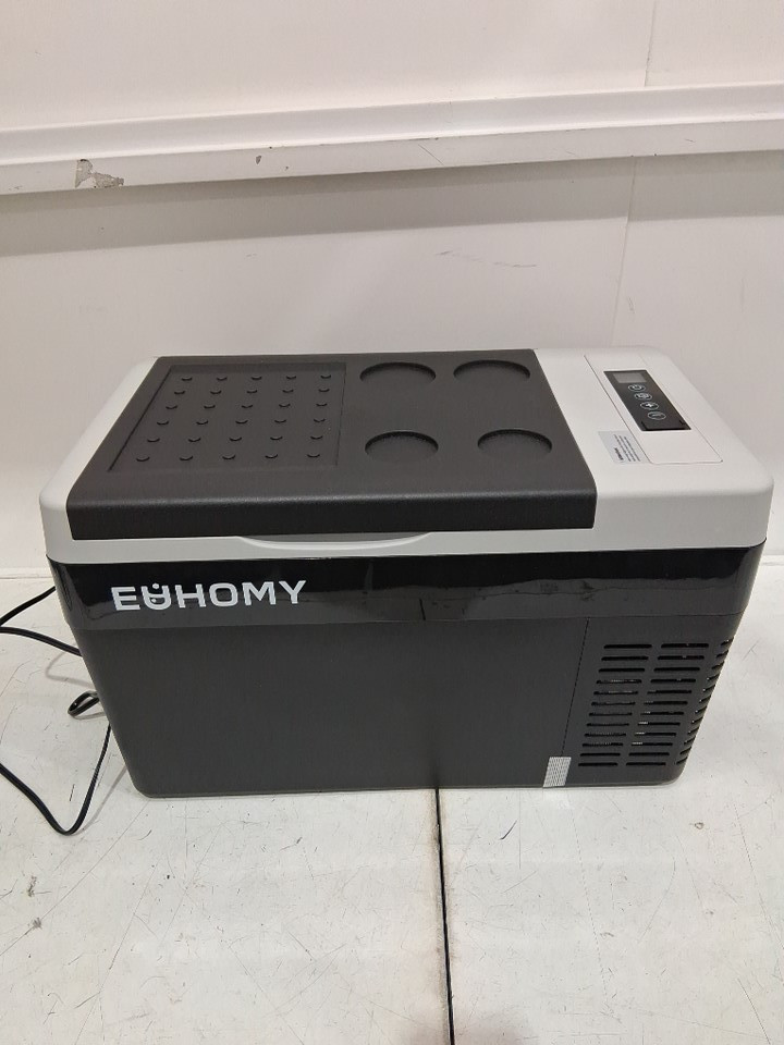 EUHOMY Camping Fridge Freezer with app control - 12/24V DC & 240V AC - 18L - black/grey (MODEL: CF004-25) image 4