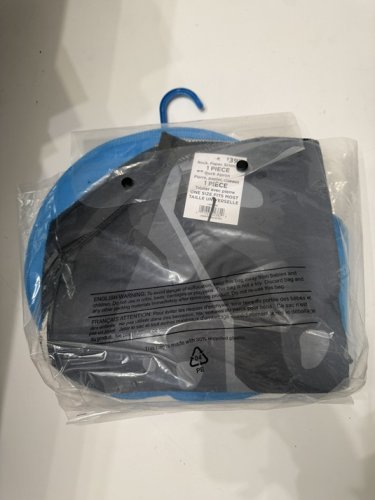 2PC ADULTS WAY TO CELEBRATE ROCK PAPER SCISSORS COSTUME (MISSING PAPER) - OSFM - WHITE/GREY/BLUE image 4