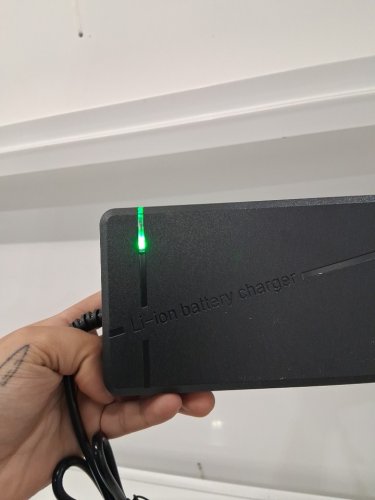 Fast Charger with Cannon/XLR Plug for 72V Lithium Battery, with Cooling System  - 84V 5A - black (model:72v5a) image 3