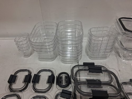 44PC RUBBERMAID Brilliance Food Storage Containers with Lids - CLEAR (MODEL: 2108389) image 4