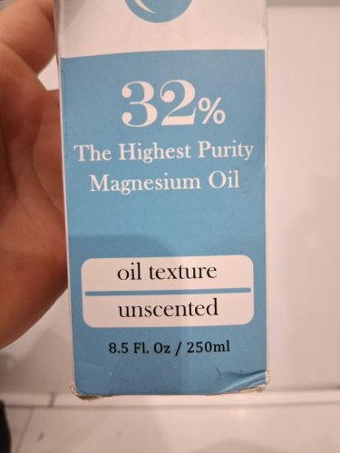 wallzon pure magnesium oil spray for energy boost, muscle/stress relief, and sleep aid - 32% concentration - 250ml - unscented image 3