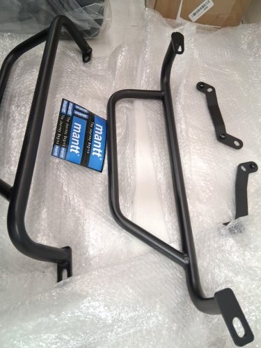 Mantt Side Crash Cover Guards for DR650 1996-2025 Saddle bags - Matte Black - (model:‎ B0DYJMPHDZ) image 5