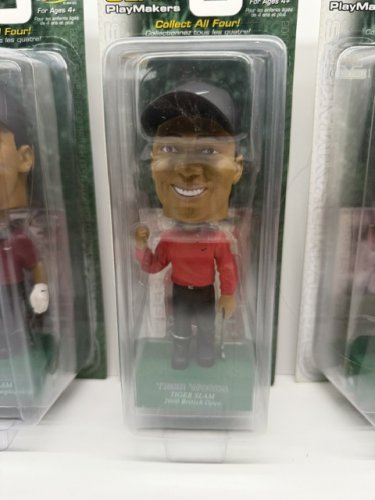4PC FULL SET UPPER DECK COLLECTIBLES TIGER WOODS TIGER SLAM PLAY MAKERS FIGURES COLLECTION, 2000-2001 image 3