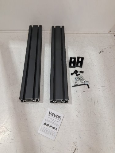 2PK vevor aluminum Extrusion linear rail -500mm - black (model: 8040T-50-2-H) image 2