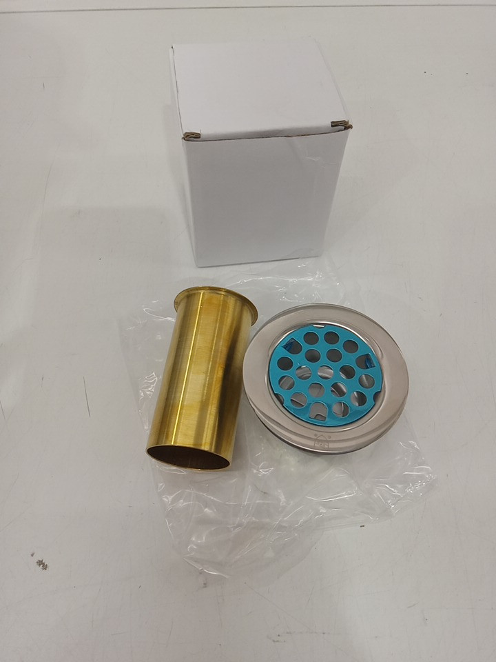 Encore Stainless Steel Duo Mini Basket Drain with Satin Finish and 1.5" Outlet - 1.875" image 2
