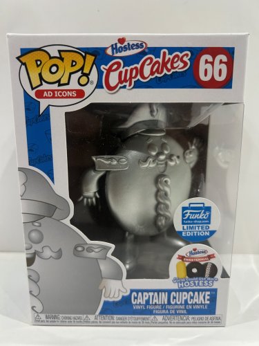 Funko pop! **funko limited edition** ad icons: hostess cupcakes - captain cupcake vinyl figure (#66) image 2