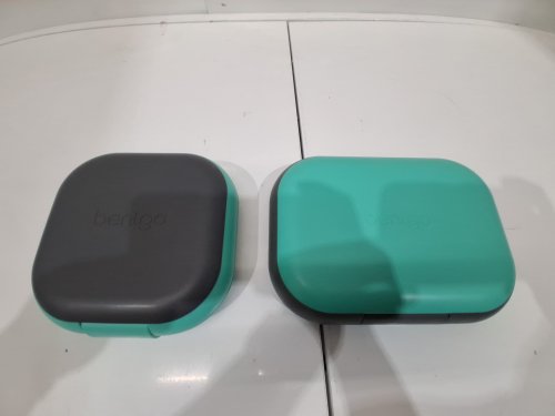 2pk bentgo chill lunch box and mini box containers with ice packs - Green/GREY (model: 1997883) image 2