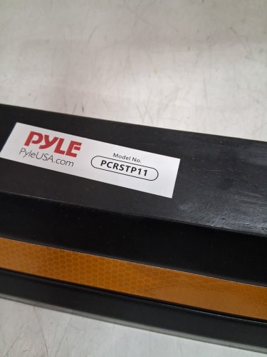 Pyle Curb Garage Vehicle Floor Stopper for Parking Safety Heavy Duty Rubber heel Guide Block Protect Bumper - 21.7" x 5.9" x 3.5" - black/yellow - (model:PCRSTP11) image 4