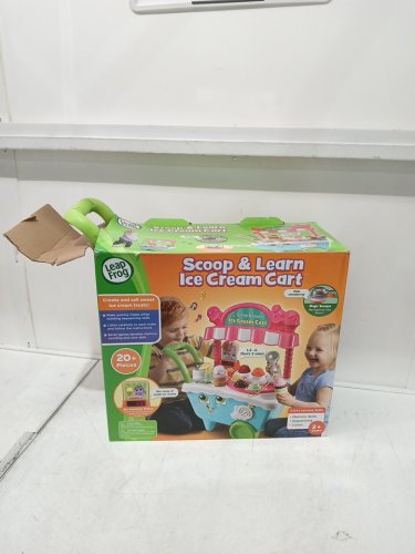 LEAPFROG SCOOP AND LEARN PLASTIC ICE CREAM CART TOY SET - FOR KIDS AGED 2+YRS - multicolour (MODEL: 80-600700) image 2