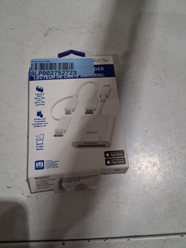 Vivitar Card Reader, Universal, Mobile SD- white (Model: MOV4016-WHT) image 2