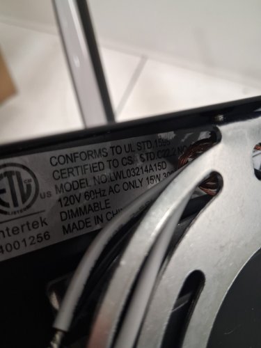 WESTINGHOUSE ADJUSTABLE DIMMABLE LED PICTURE LIGHT - 17" LENGTH, 3000K - MATTE BLACK (MODEL: 75016) image 2