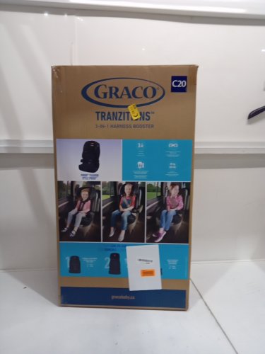 GRACO TRANZITIONS 3‑IN‑1 HARNESS BOOSTER SEAT WITH HIGH‑BACK BOOSTER & BACKLESS BOOSTER, 2 REMOVABLE CUP HOLDERS, OPEN‑LOOP BELT GUIDES & MACHINE‑WASHABLE COVERS (MODEL: 2035724) image 2