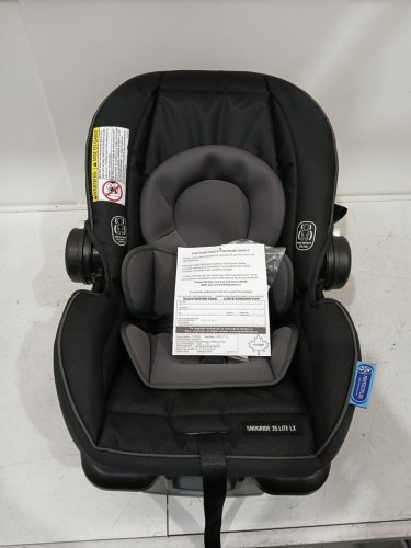 GRACO SNUGRIDE 35 LITE LX INFANT CAR SEAT - GOTHAM FASHION BLACK/GREY (MODEL: 2143034) image 5