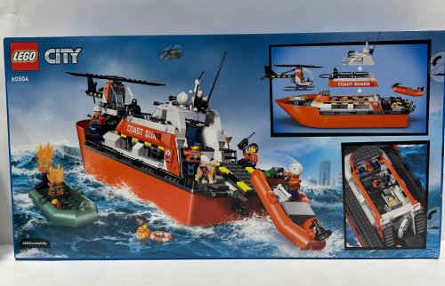 742pc Lego - city - coast guard rescue boat (60504) image 6