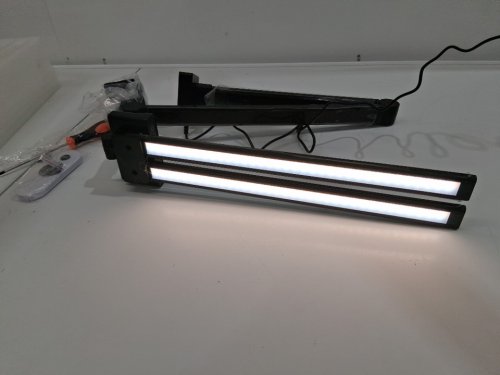outon LED dual monitor Desk Lamp with Clamp for Home Office - 29.5" - black image 3