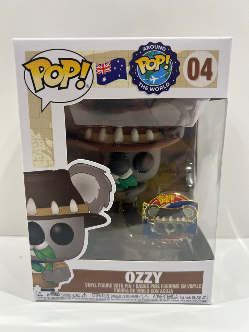 Funko pop! around the world - ozzy vinyl figure with pin (#04) image 2