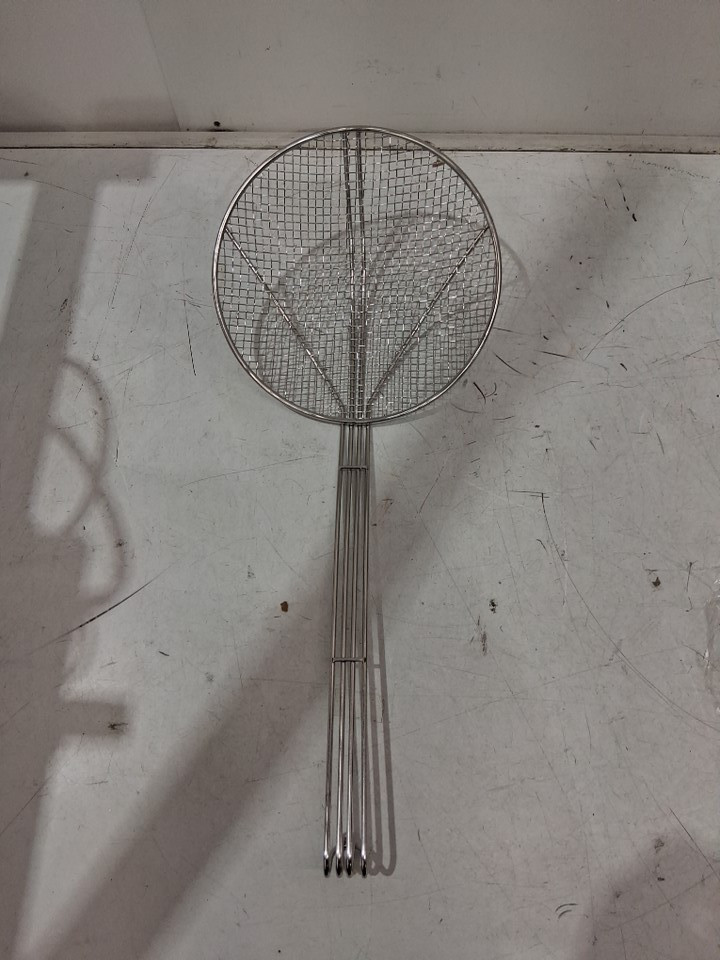 Long-handled Stainless steel skimmer spoon - 9.44" image 3
