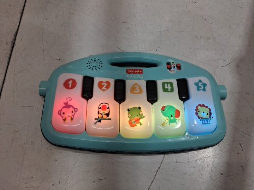 FISHER-PRICE 4-IN-1 BABY MUSICAL GLOW AND GROW KICK & PLAY PIANO GYM PLAYMAT - AGES 0+ MONTHS - MULTI-COLOUR (MODEL: HVX56) image 4