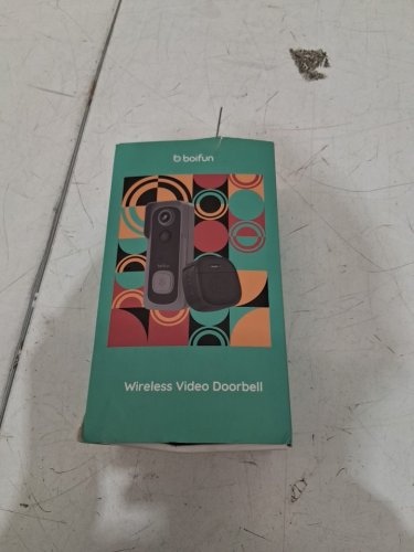 BOIFun wireless Video Doorbell - 166° wide-angle HD camera - supports only 2.4 GHz Wi‑Fi - black (MODEL: BellJ1) image 2