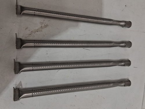 4PC Replacement Grill Burner Tubes - Silver image 2