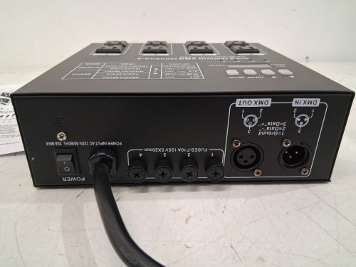 4-Channel Programmable dmx Dimmer Pack - BLACK image 5