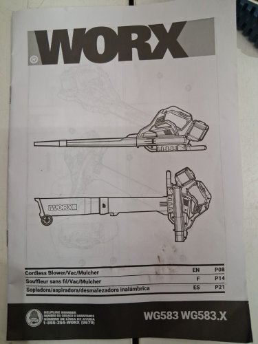 WORX 40V Power Share 350 CFM Cordless Blower/Vac/Mulcher - Tool Only - (model: WG583.9) image 4