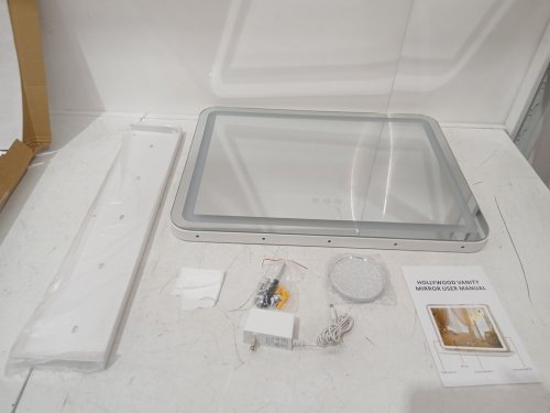 Dimmable 3-modes Makeup Vanity Mirror with Lights with USB Charging - 19" x 28" - white/clear image 4