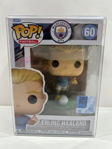 Funko pop! Football: Manchester city - erling haaland vinyl figure (#60) **plastic protector cover** image 2