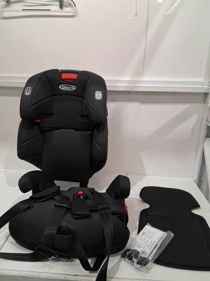 GRACO C20 TRANZITIONS 3-IN-1 HARNESS BOOSTER CAR SEAT - 100LBS CAP - BLACK (MODEL: 2035724) image 3