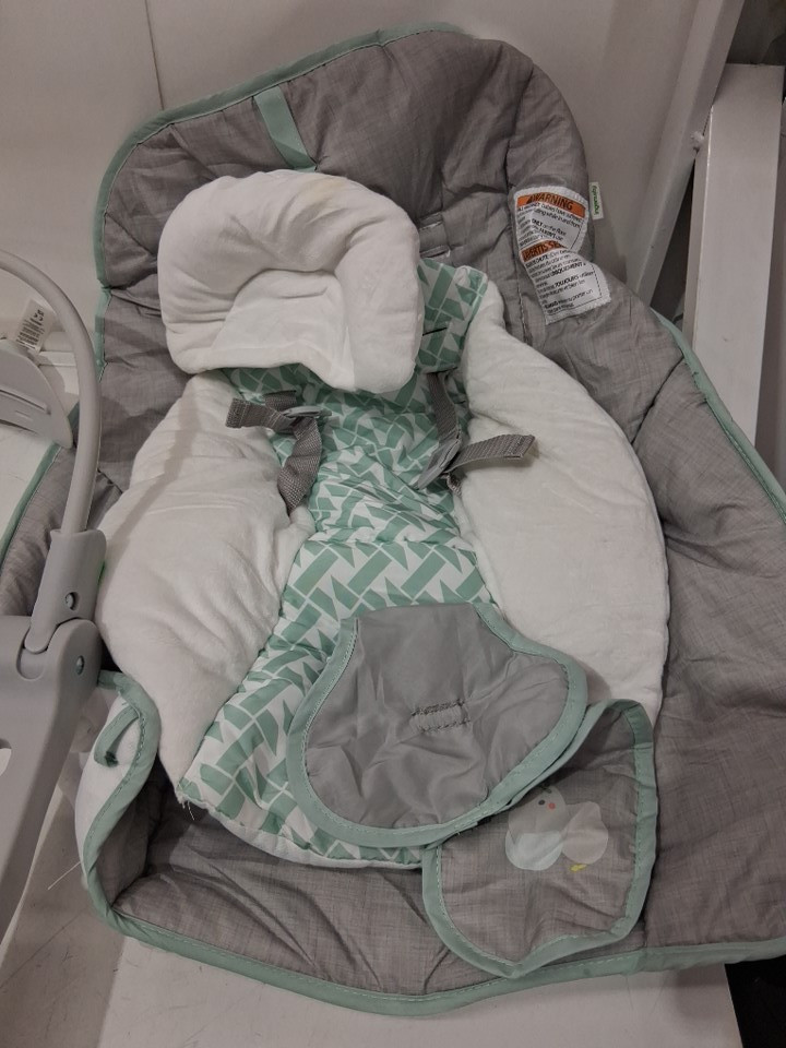Ingenuity Keep Cozy 3-in-1 Grow with Me Vibrating Baby Bouncer Seat & Rocker - 6-40LBS - weaver/grey/white (MODEL: 8731) image 4