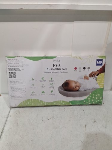 Evolur Eva Baby Changing Pad - 29" x 15" x 2.5" - Light Grey (Model: 302) image 2