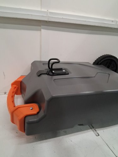 Camco Rhino Heavy Duty Portable RV Waste Holding Septic Tank with Hose and Accessories, Durable Leak Free and Odorless RV Tote Tank- 21gal/79.5l- grey - (MODEL: 39002) image 5