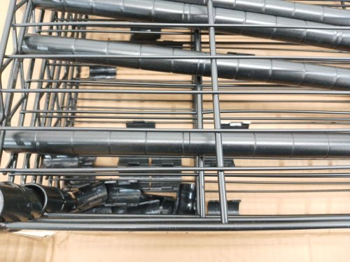 5-tier metal wire rack storage shelf - 72" - black (model: RMBt5ll90) image 5